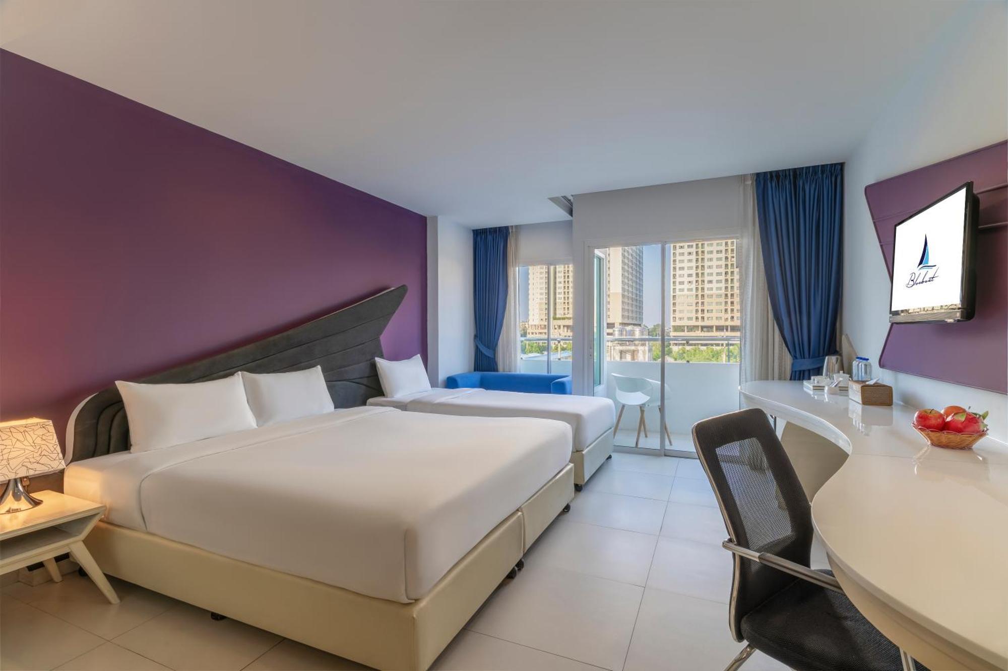 Blue Boat Hotel Jc Паттайя Экстерьер фото